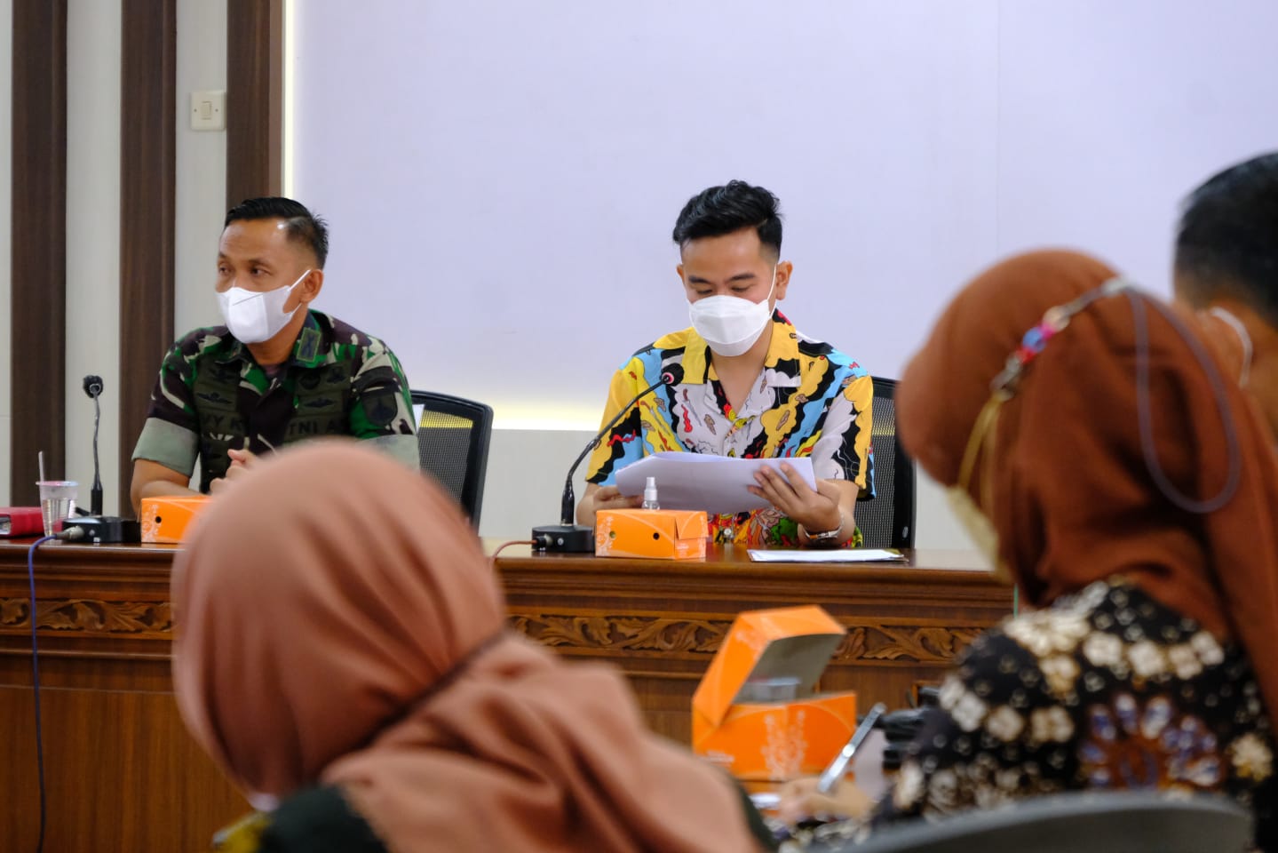 Gibran dan Dandim