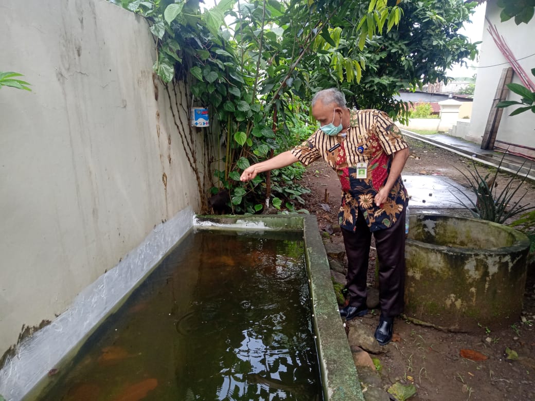 WhatsApp Image 2022-03-15 at 11.11.24 Wujudkan ketahanan pangan di masa pandemi, Kelurahan Joglo, Kecamatan Banjarsari dengan budidaya lele dan menanam tanaman aloevera, Selasa (15/03/2022) | dok Kelurahan Joglo