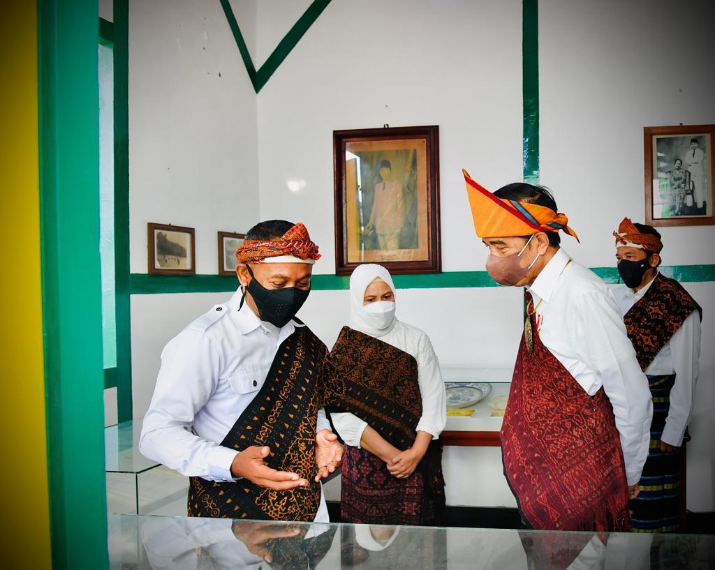 Presiden Jokowi di Ende