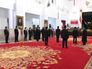 pelantikan menteri