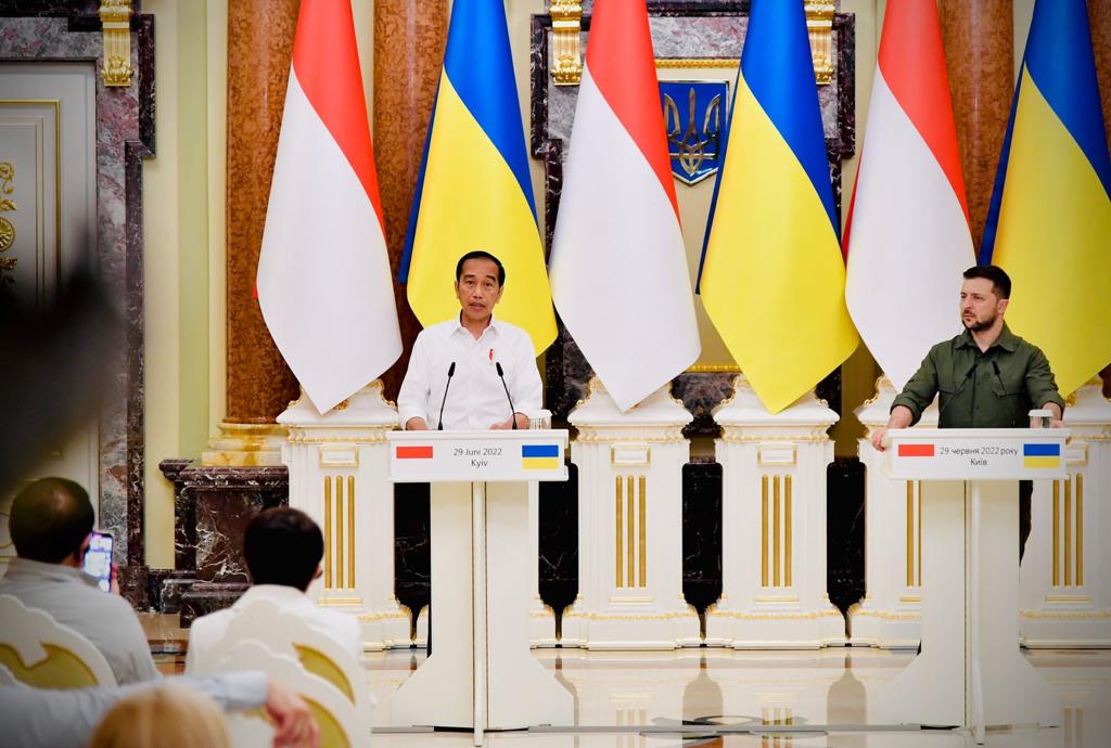 Presiden Jokowi di Ukraina