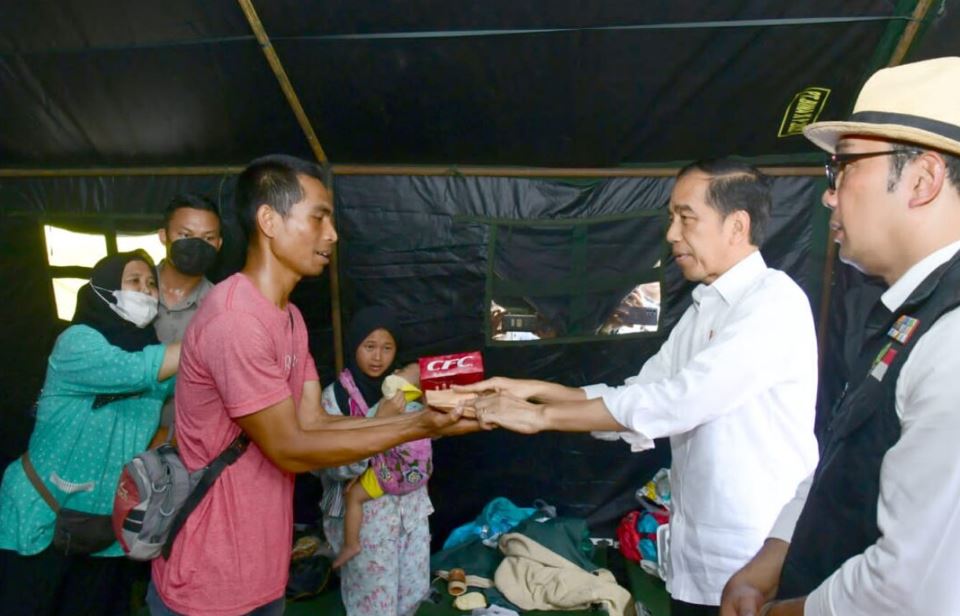 jokowi gempa cianjur