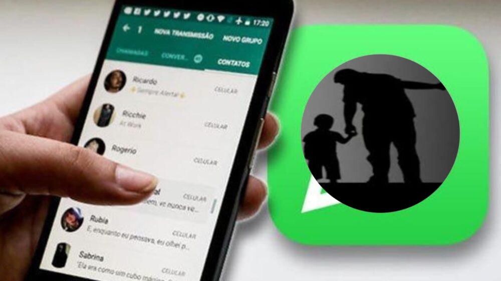 Ilustrasi pesan WhatsApp dan penculikan