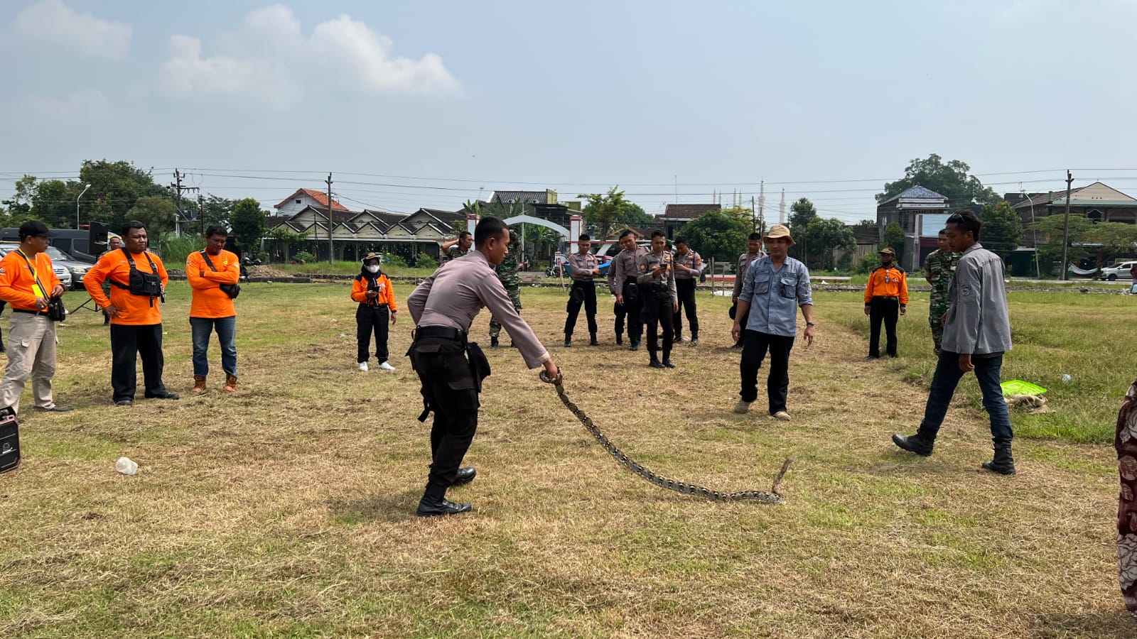 Latih Penanganan Ular Liar