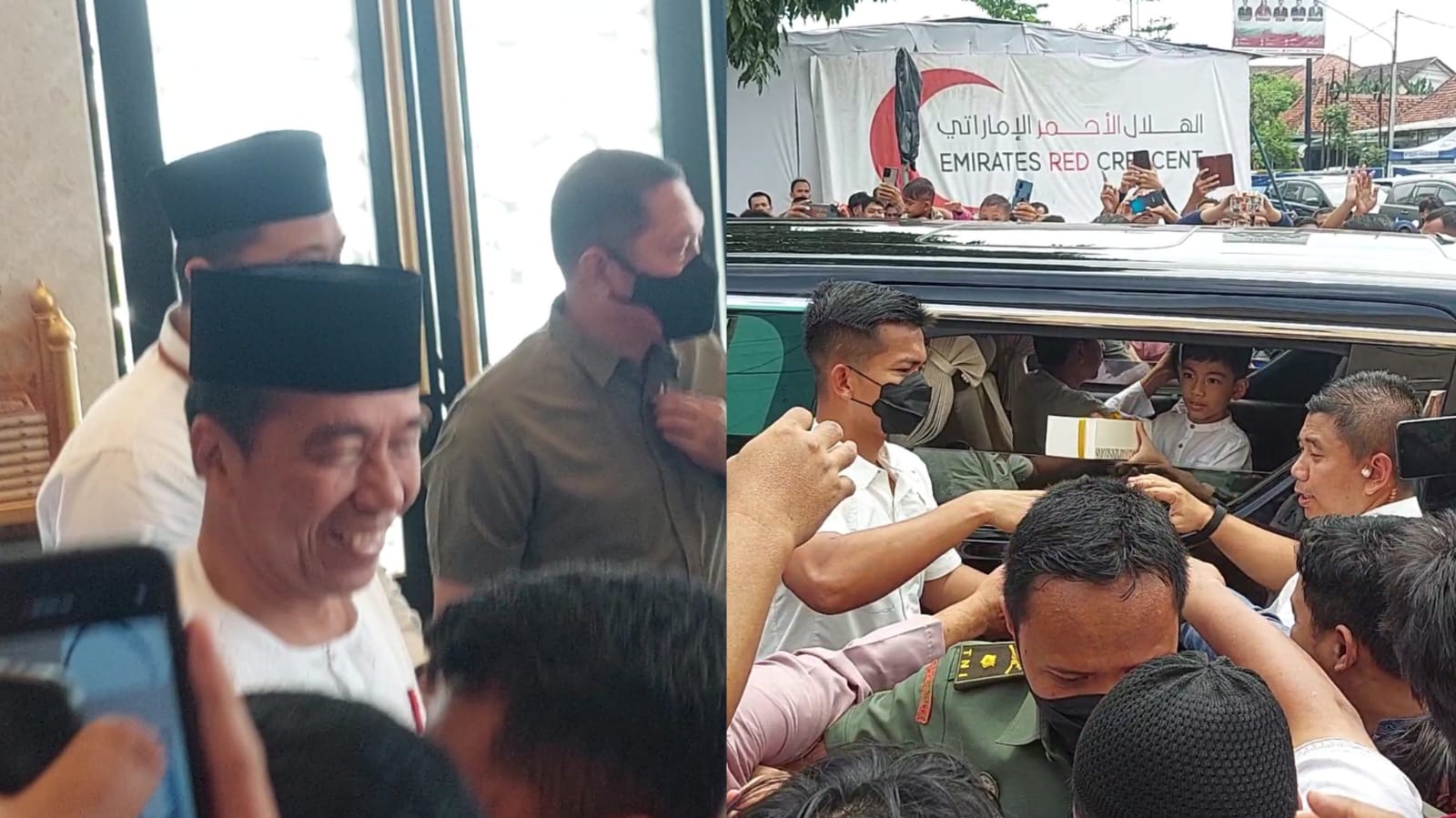 Presiden Jokowi Salat Jumat di masjid Zayed Solo