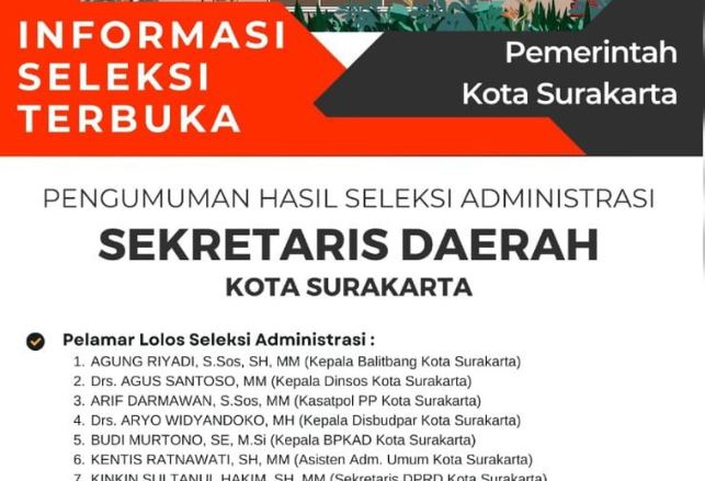calon sekda