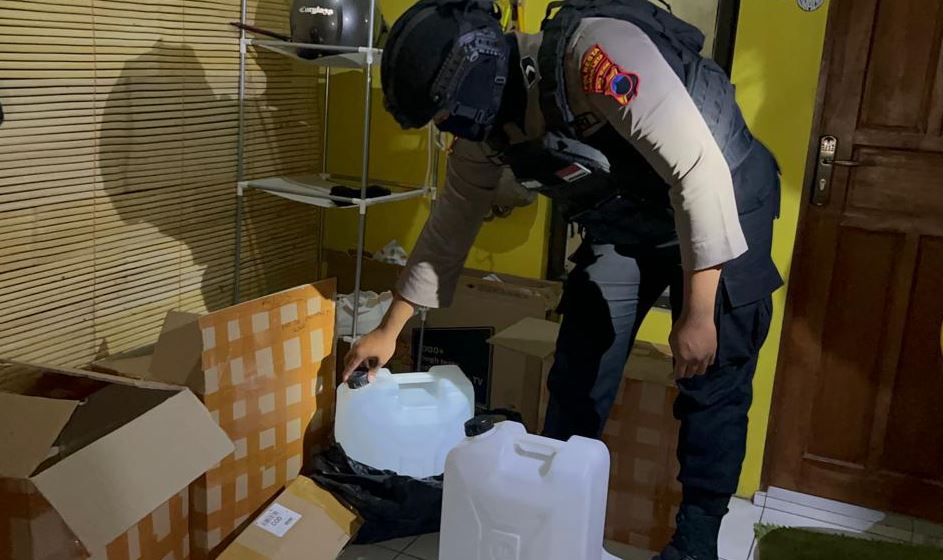 polisi minuman keras tim sparta polresta Surakarta