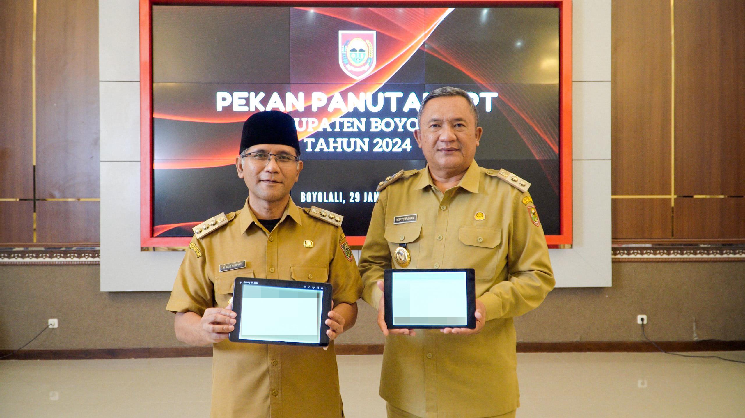 Bupati Boyolali lapor SPT