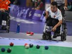 Pertandingan Tim Boccia Indonesia di Semi Final Paralimpiade Par Paralimpiade