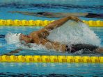 Atlet para renang Indonesia Maulana Rifky Yavianda berlaga pada nomor 100 meter gaya punggung S12 putra Asian Para Games 2026 di Nagoya City General Gymnasium, Nagoya, Jepang, Selasa (20/10/2026).